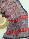 Ktd 2134 Pure Gajji Soft Silk And Mirror Work Saree